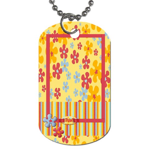 Summer Dog Tag By Mikki Front