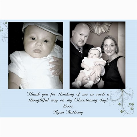 Ryan 1 By Jessica 7 x5  Photo Card - 3