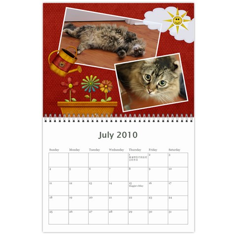 2010 Calender By Maggie Li Jul 2010
