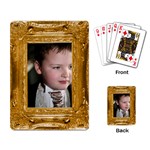 Gold Frame Playing Cards - Playing Cards Single Design (Rectangle)