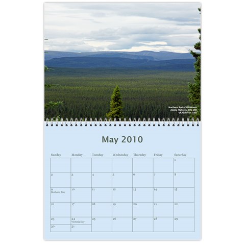 2010 Calender Landscapes By Kim Sullivan May 2010