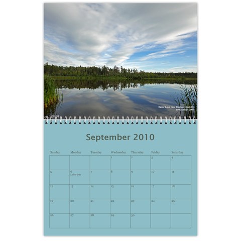 2010 Calender Landscapes By Kim Sullivan Sep 2010