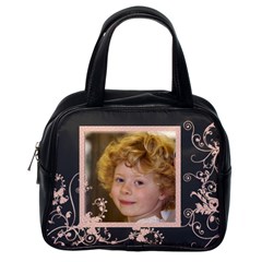 Swirly Curly Girly Handbag - Classic Handbag (One Side)