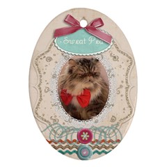 bobo-oval tag - Ornament (Oval)