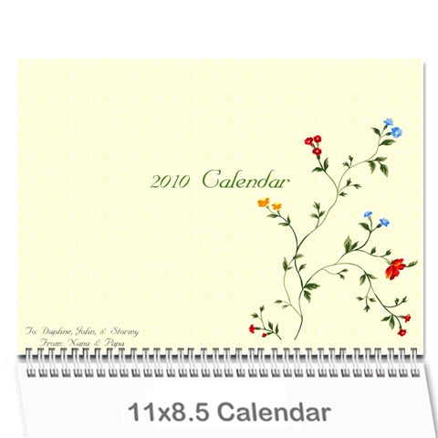 2010 Calendar By Bobbie Vining Cover