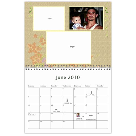 2010 Calendar By Bobbie Vining Jun 2010