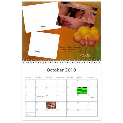 18 Mo Calendar By Colette Oct 2010