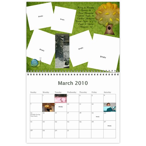 18 Mo Calendar By Colette Mar 2010