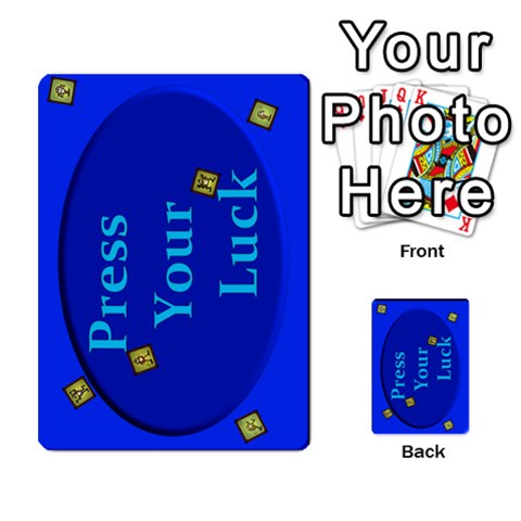 Press Your Luck Deck 3 By Jighm Brown Back 54