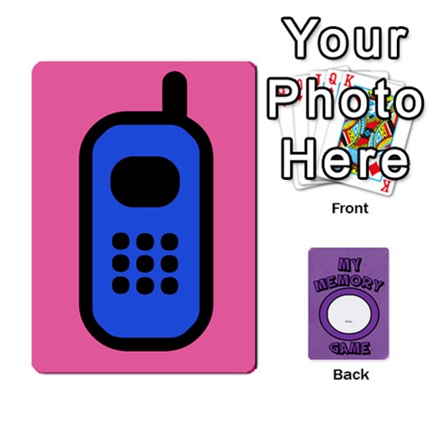 My Memory Game (personalized) Copy It! By Carmensita Front - Joker2