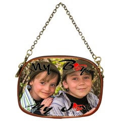 FREE - MY BOYS MY JOYS Wordart 4 U!!!  Look for it under the kits tab.  Enjoy :) - Chain Purse (One Side)