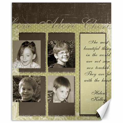 2009 Christmas Present By Shannan Bennett Canvas