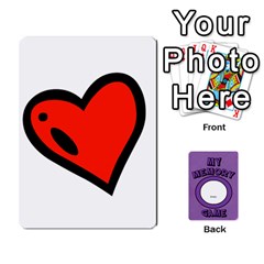 MEMORY GAME, COPY IT AND PERSONALIZED - Playing Cards 54 Designs (Rectangle)