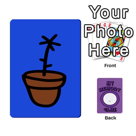 Ace Memory Game, Copy It And Personalized By Carmensita Front - DiamondA