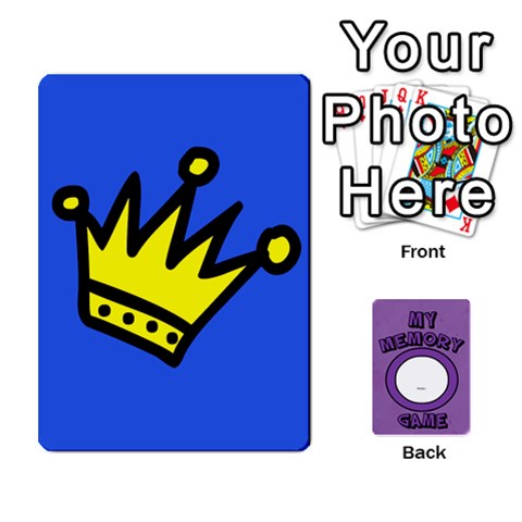 Memory Game, Copy It And Personalized By Carmensita Front - Club6