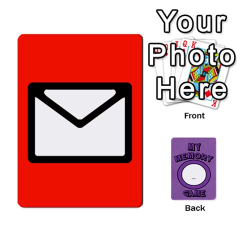 Ace Memory Game, Copy It And Personalized By Carmensita Front - ClubA