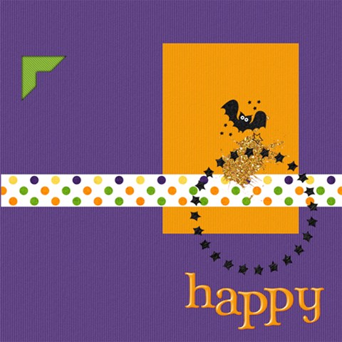 10 Halloween Pages By Mikki 12 x12  Scrapbook Page - 1