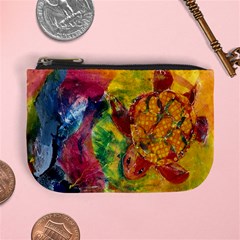 Turtle Descending - Mini Coin Purse