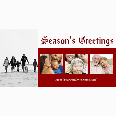 Christmas & Holiday Photo Cards Assortment By Angela 8 x4  Photo Card - 2