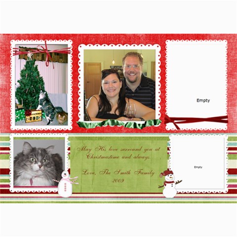 Xmas5x7 By Starla Smith 7 x5  Photo Card - 4