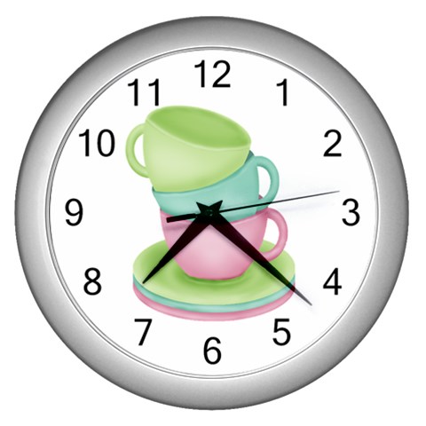 Tea Party Clock By Sooze Front