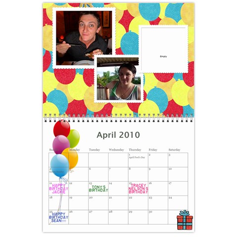 Family Calendar 2010 By Jem Apr 2010