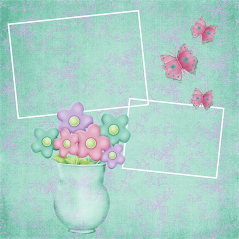 Tea Party Scrapbook Pages 12  X 12  12 x12  Scrapbook Page - 11