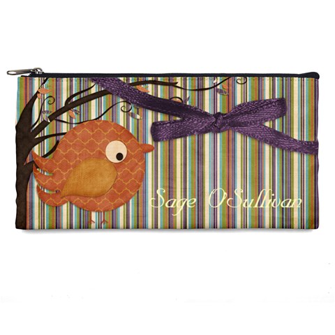 Sage Pencil Case By Sarah Front