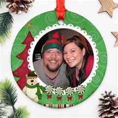 xmasjoshandstarla - Ornament (Round)