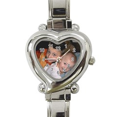 chasovnik - Heart Italian Charm Watch