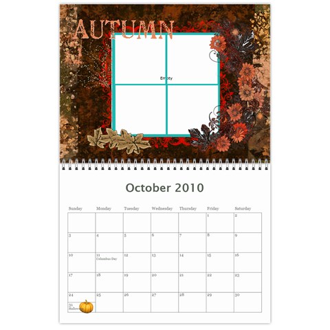 Calendar By Kelly Oct 2010