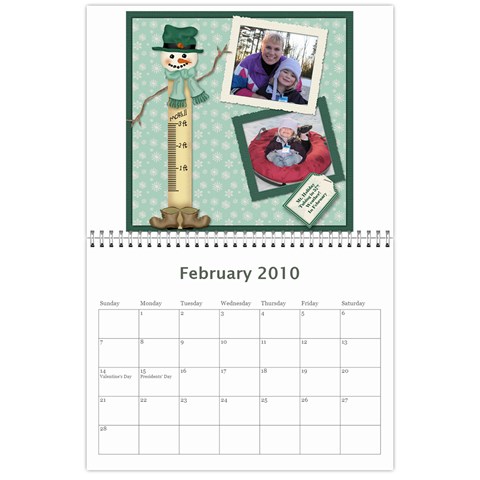 2009 Calendar By Tammy Feb 2010
