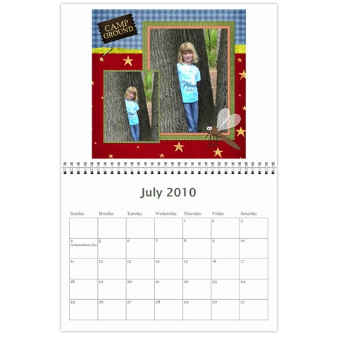 2009 Calendar By Tammy Jul 2010