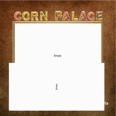 Corn Palace By Diann 8 x8  Scrapbook Page - 1
