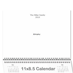 Miller Calendar - Wall Calendar 11  x 8.5  (12-Months)