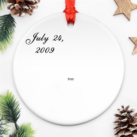 Round Ornament By Katie Front
