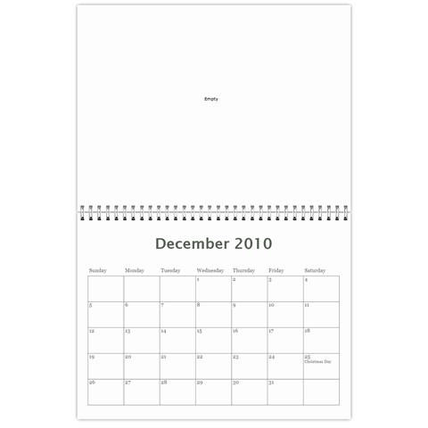 Calender By Reba Dec 2010