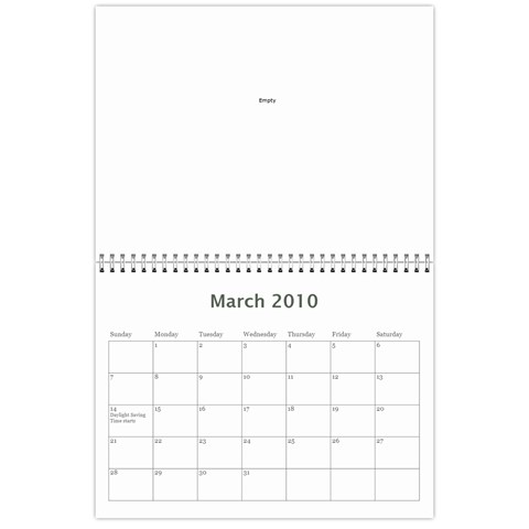 Calender By Reba Mar 2010