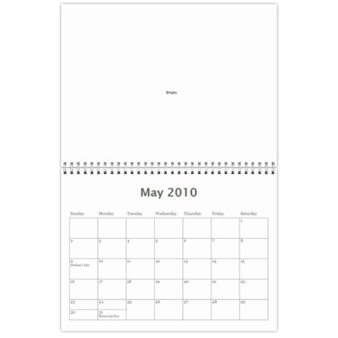 Calender By Reba May 2010