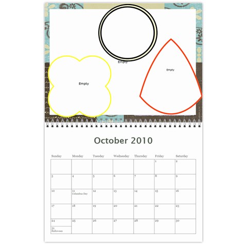 Calendario Mama By Yaline Oct 2010