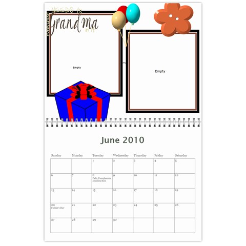 Calendario Mama By Yaline Jun 2010