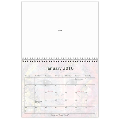Sharimac Calendar By Alana Jan 2010