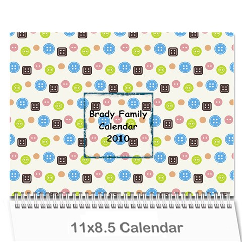Brady Calendar By Loni Daniels Cover
