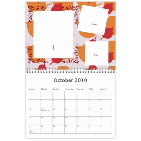 Brady Calendar By Loni Daniels Oct 2010