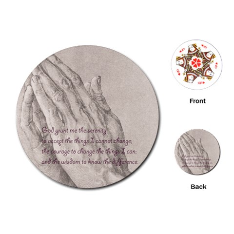 Serenity Playing Cards Round By Catvinnat Front