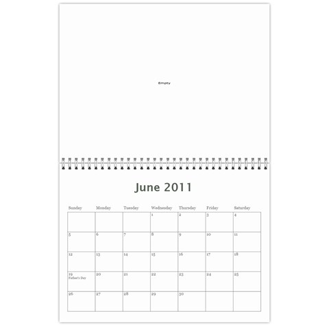 2010 Calendar Jun 2011