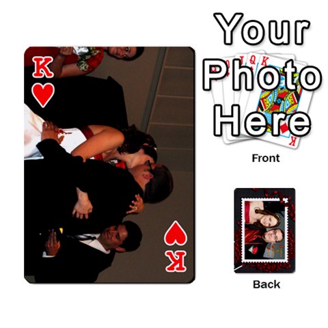King Josh Wedding By Sherri Front - HeartK