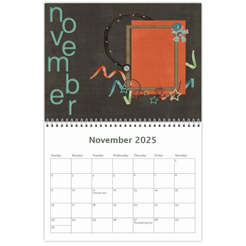 Calendar 2025 By Sheena Nov 2025