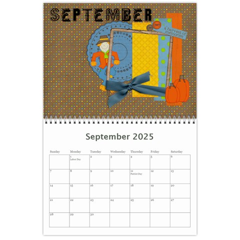 Calendar 2025 By Sheena Sep 2025
