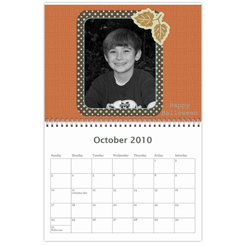 Calendar 2010 By Hope Oct 2010